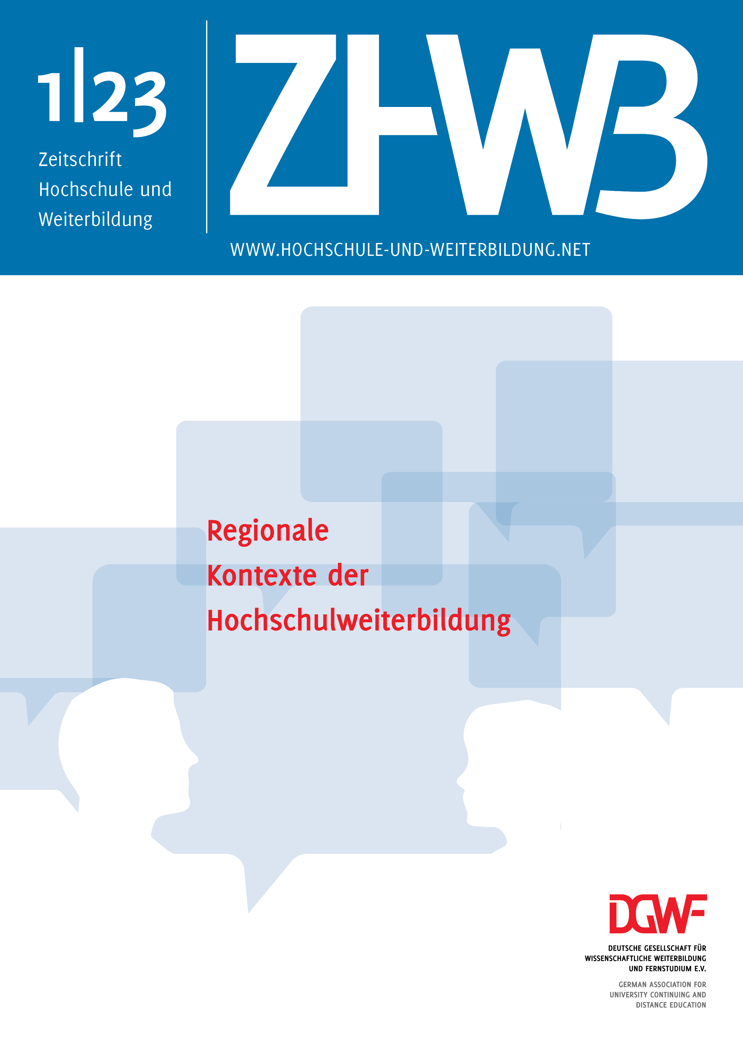 					Ansehen 2023/1: Regionale Kontexte der Hochschulweiterbildung
				