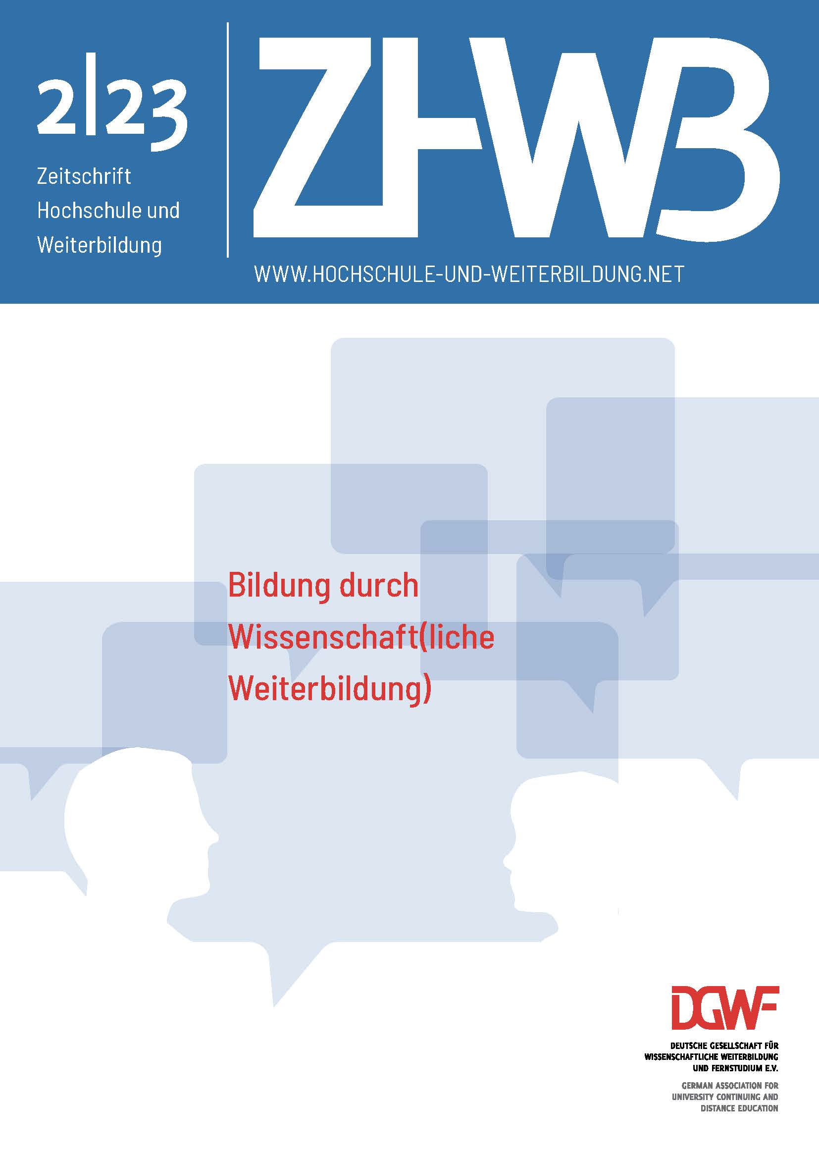 Titelblatt ZHWB Ausgabe 2 - 2023